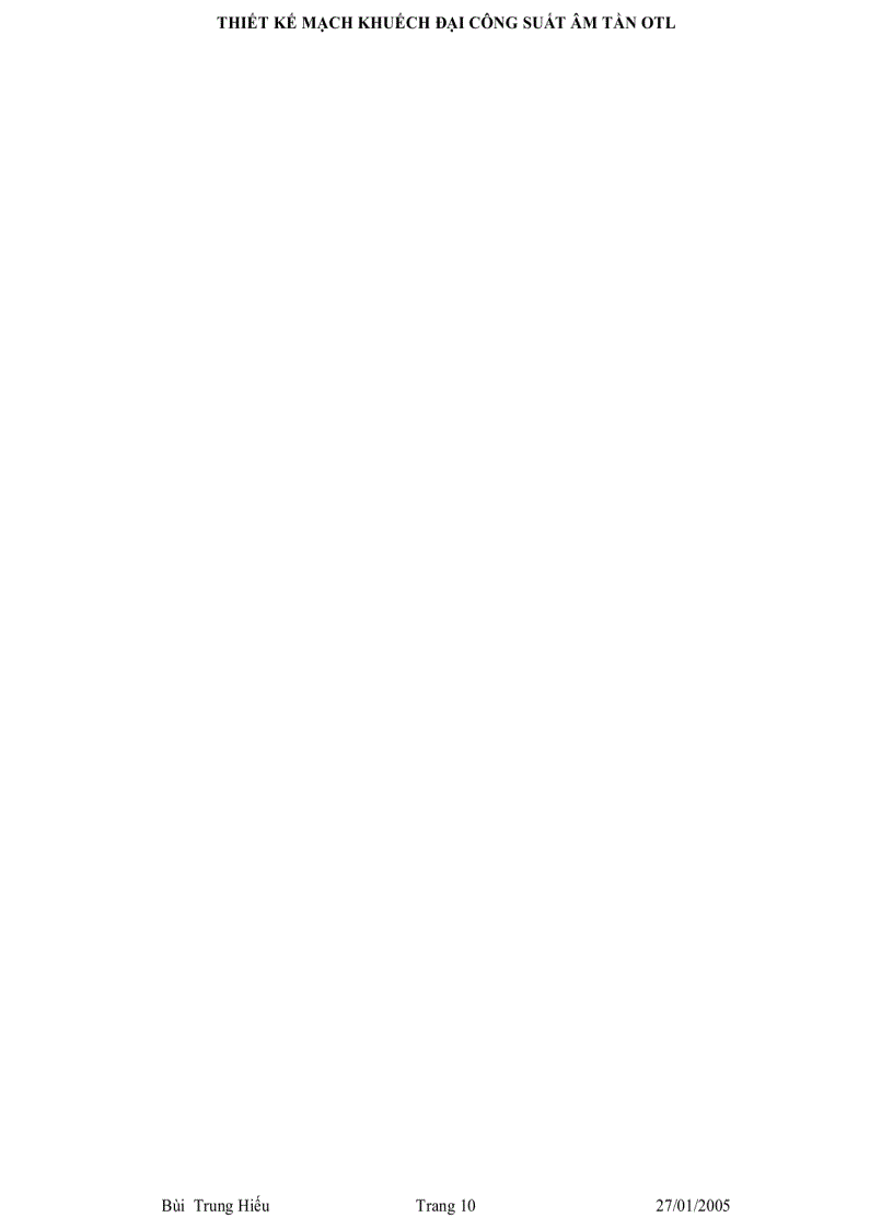 image for page Mạch khuếch đại công suất âm tần OTL 60W của DHBK tp HCM