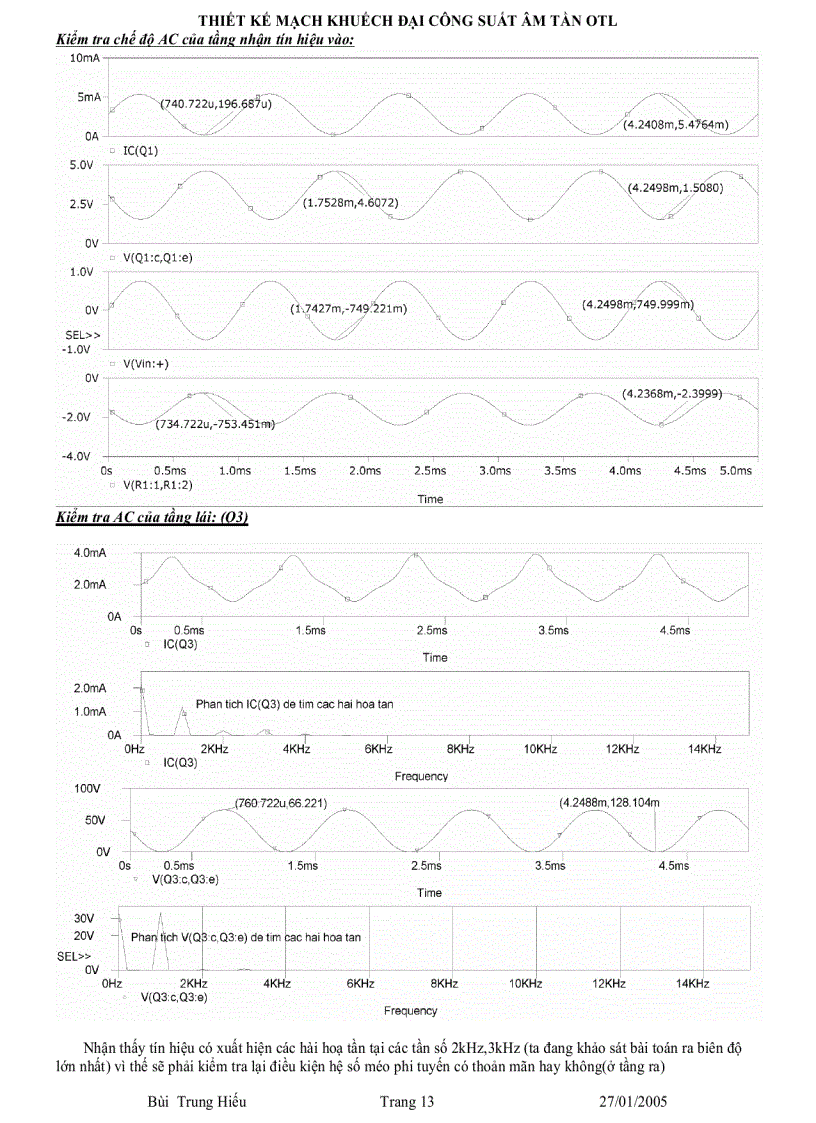 image for page Mạch khuếch đại công suất âm tần OTL 60W của DHBK tp HCM