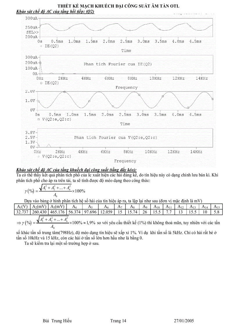 image for page Mạch khuếch đại công suất âm tần OTL 60W của DHBK tp HCM