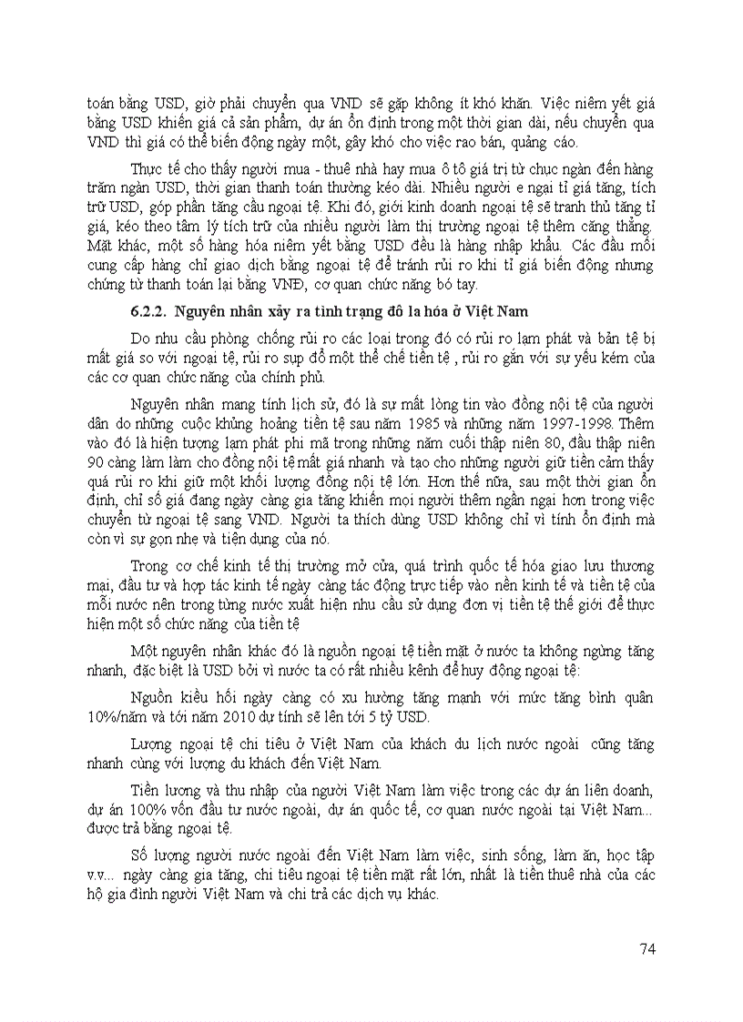 image for page Thực trạng điều hành chính sách tỷ giá và quản lý ngoại hối của việt nam hiện nay 83 trang
