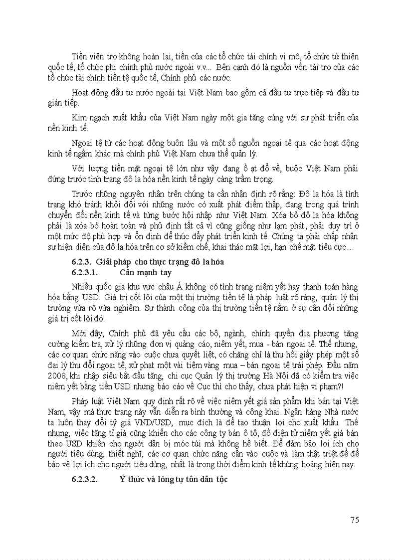 image for page Thực trạng điều hành chính sách tỷ giá và quản lý ngoại hối của việt nam hiện nay 83 trang