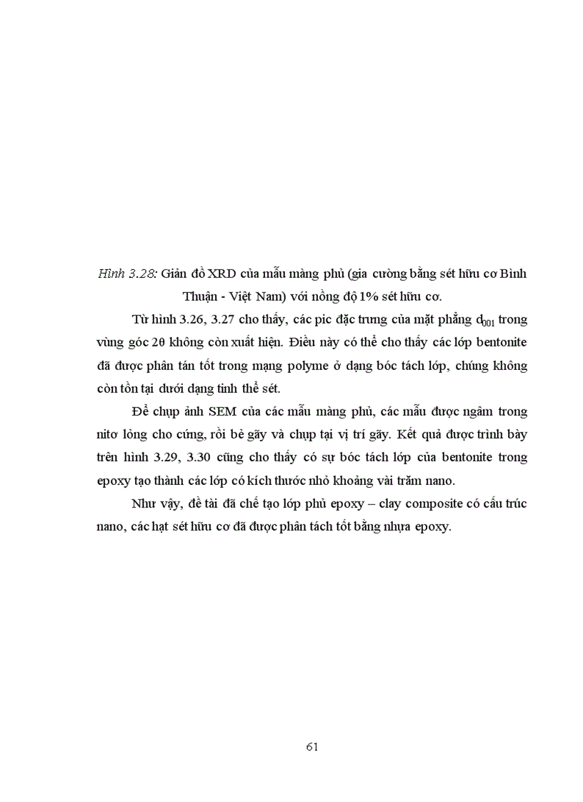 image for page Nghiên cứu ảnh hưởng của sét hữu cơ đến các tính chất của epoxy