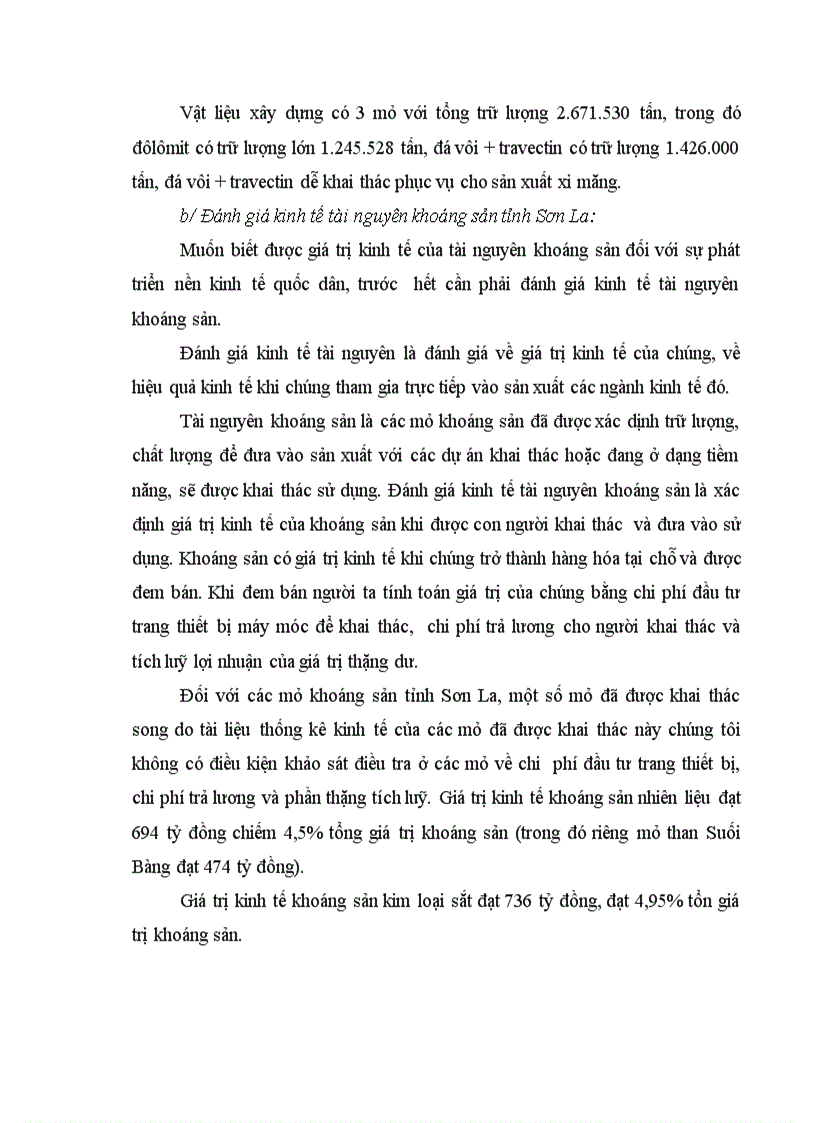 image for page Khai thác và sử dụng bền vững tài nguyên khoáng sản tỉnh sơn la