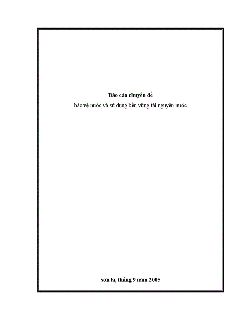 image for page Bảo vệ nước và sử dụng bền vững tài nguyên nước tỉnh sơn la