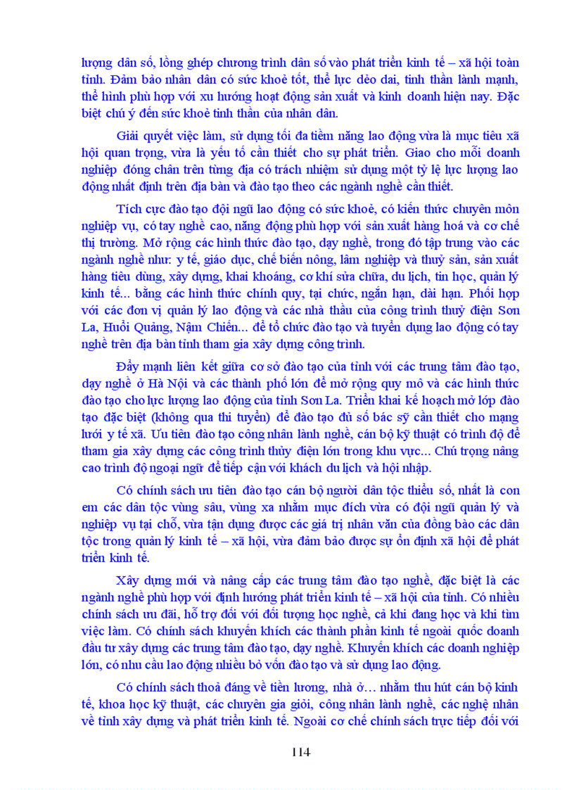 image for page Quy hoạch tổng thể phát triển kinh tế xã hội tỉnh Sơn La thời kỳ 2006 2020