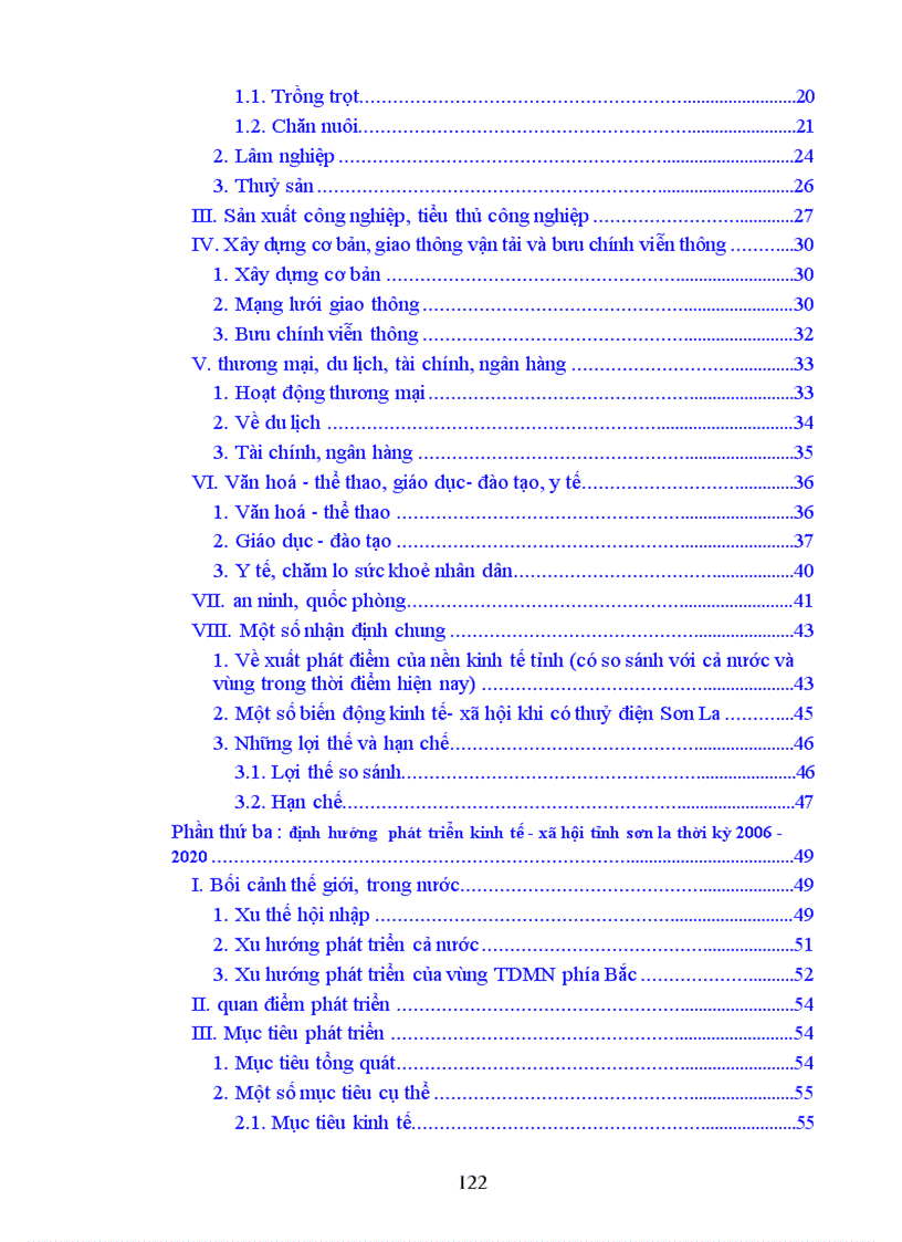 image for page Quy hoạch tổng thể phát triển kinh tế xã hội tỉnh Sơn La thời kỳ 2006 2020