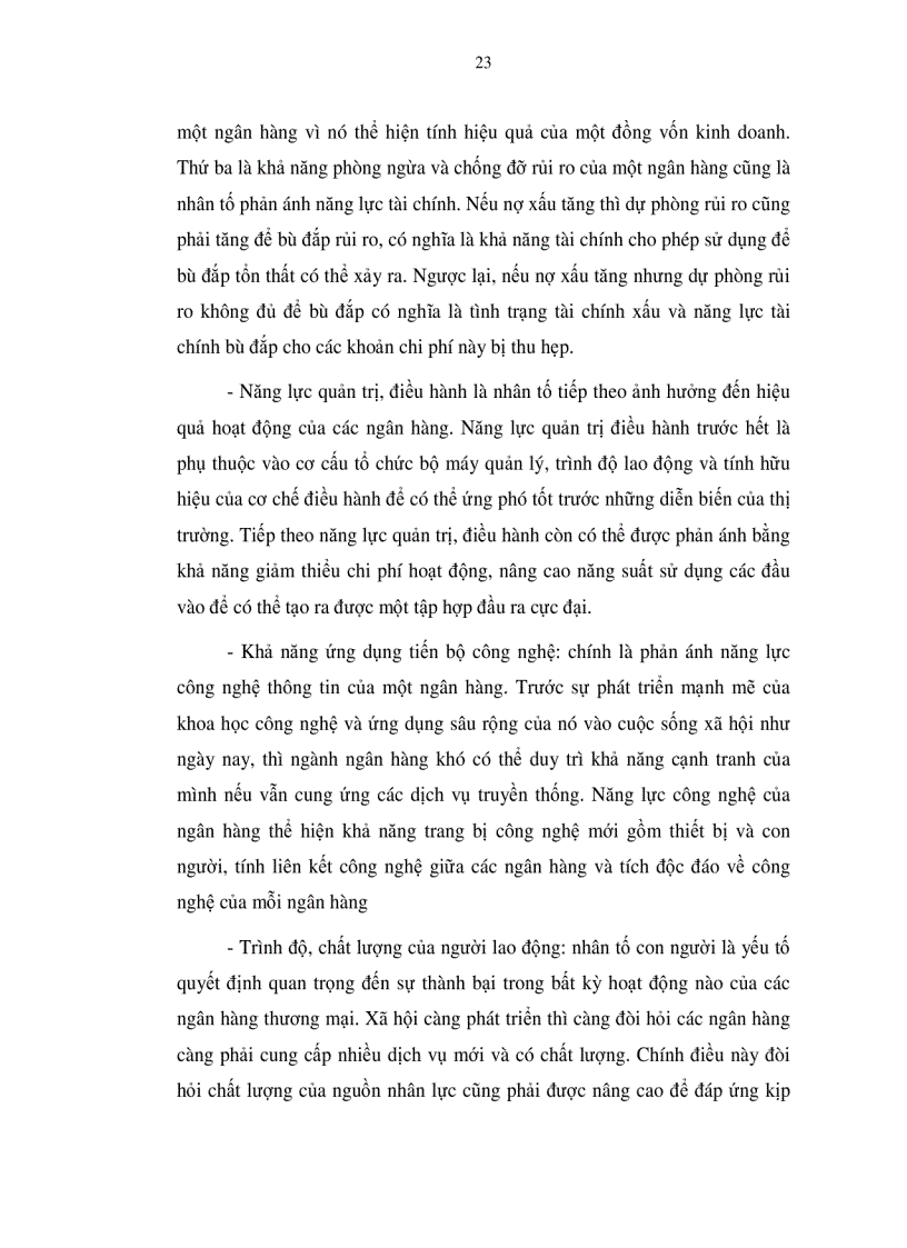 image for page Phân tích các nhân tố ảnh hưởng đến hiệu quả hoạt động của các ngân hàng thương mại ở Việt Nam