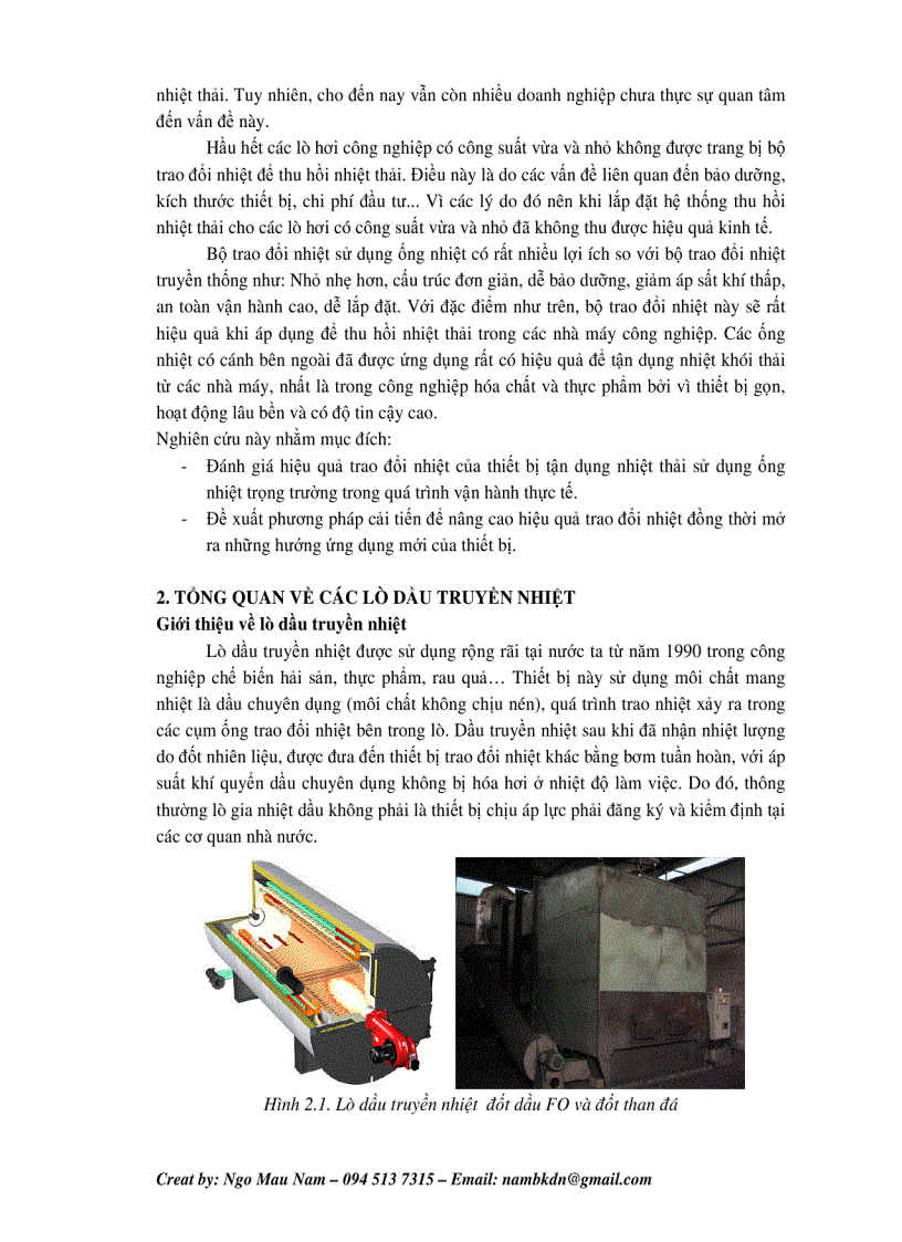 image for page NCKH Tận dụng nhiệt khói thải sử dụng ống nhiệt trọng trường trong các lò dầu truyền nhiệt đốt than đá
