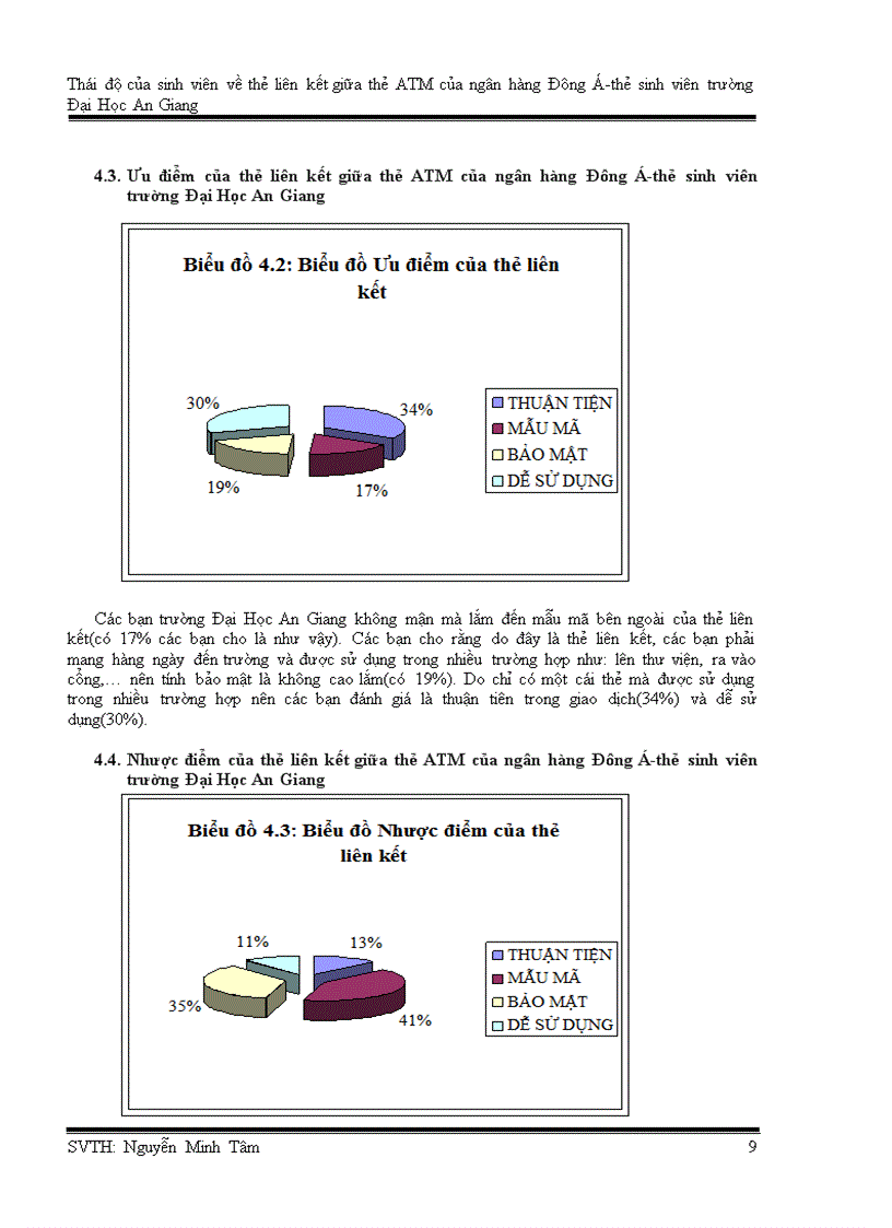 image for page Thái độ của sinh viên về thẻ liên kết giữa thẻ ATM của ngân hàng Đông Á thẻ sinh viên trường Đại Học An Giang