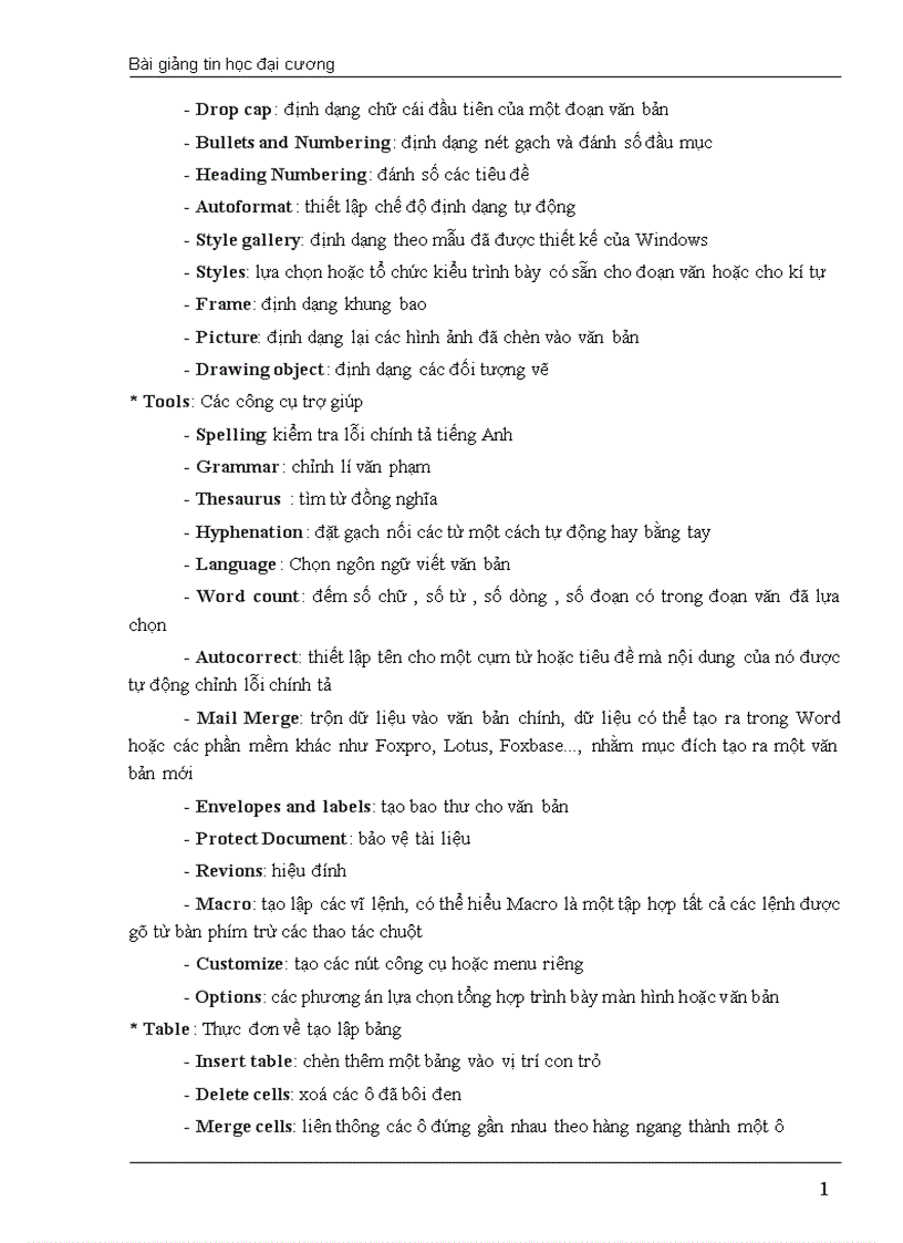 image for page Giáo trình tin học văn phòng