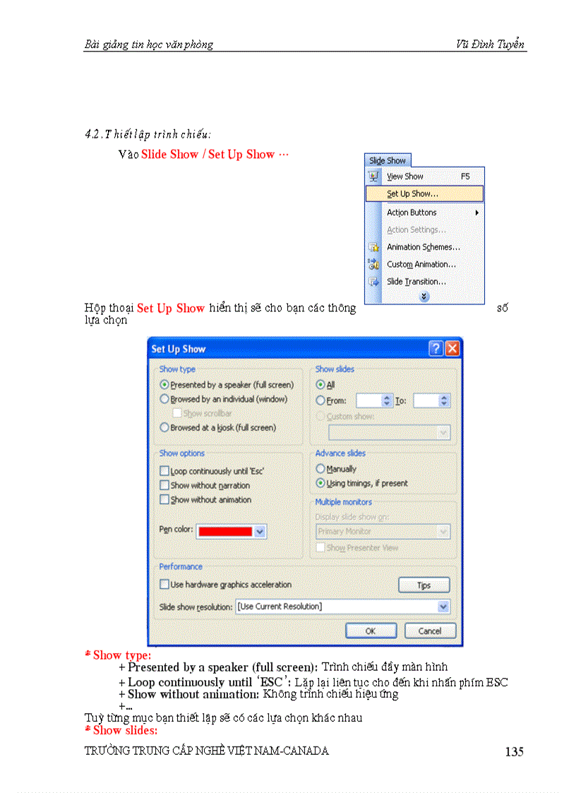 image for page Giáo trình tin học văn phòng