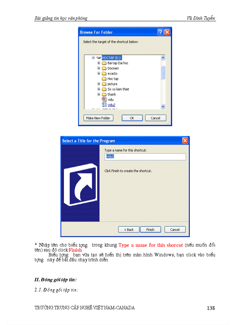 image for page Giáo trình tin học văn phòng