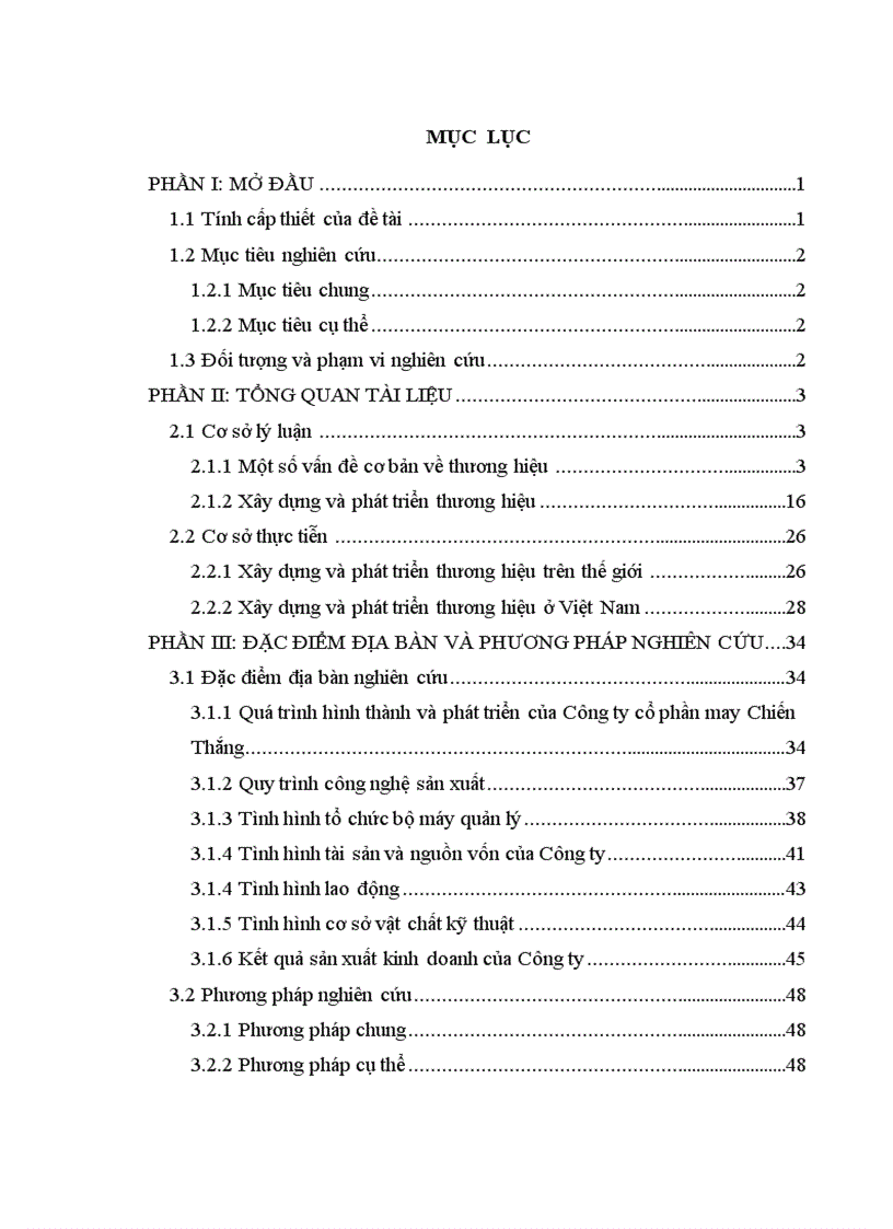 image for page Xây dựng và phát triển thương hiệu May Chiến Thắng tại Công ty cổ phần May Chiến Thắng