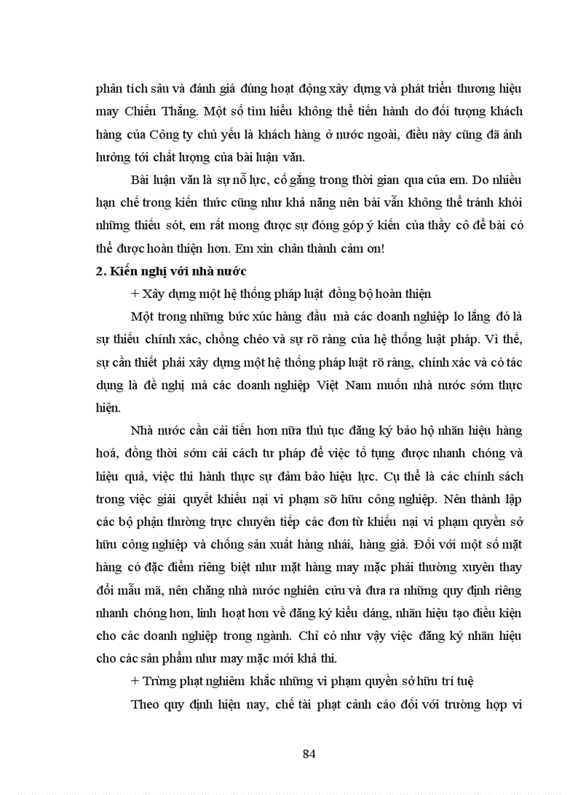 image for page Xây dựng và phát triển thương hiệu May Chiến Thắng tại Công ty cổ phần May Chiến Thắng