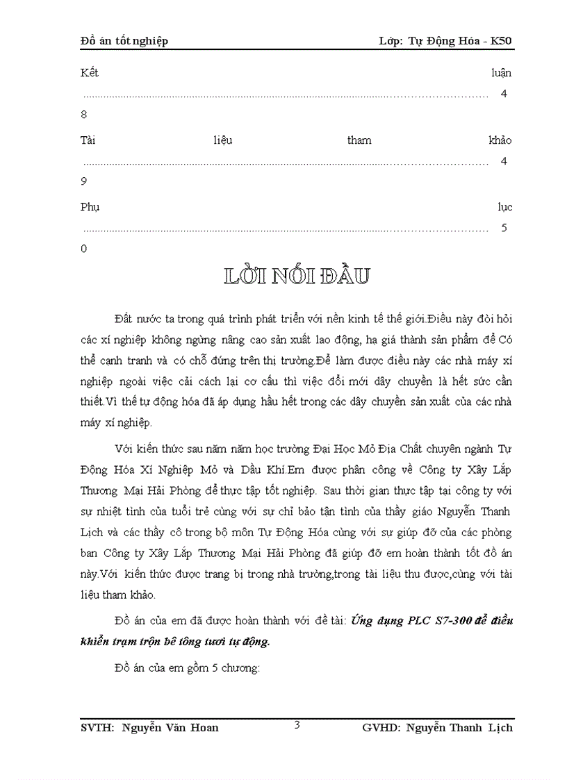 image for page Ứng dụng PLC S7 300 để điều khiển trạm trộn bê tông tươi tự động