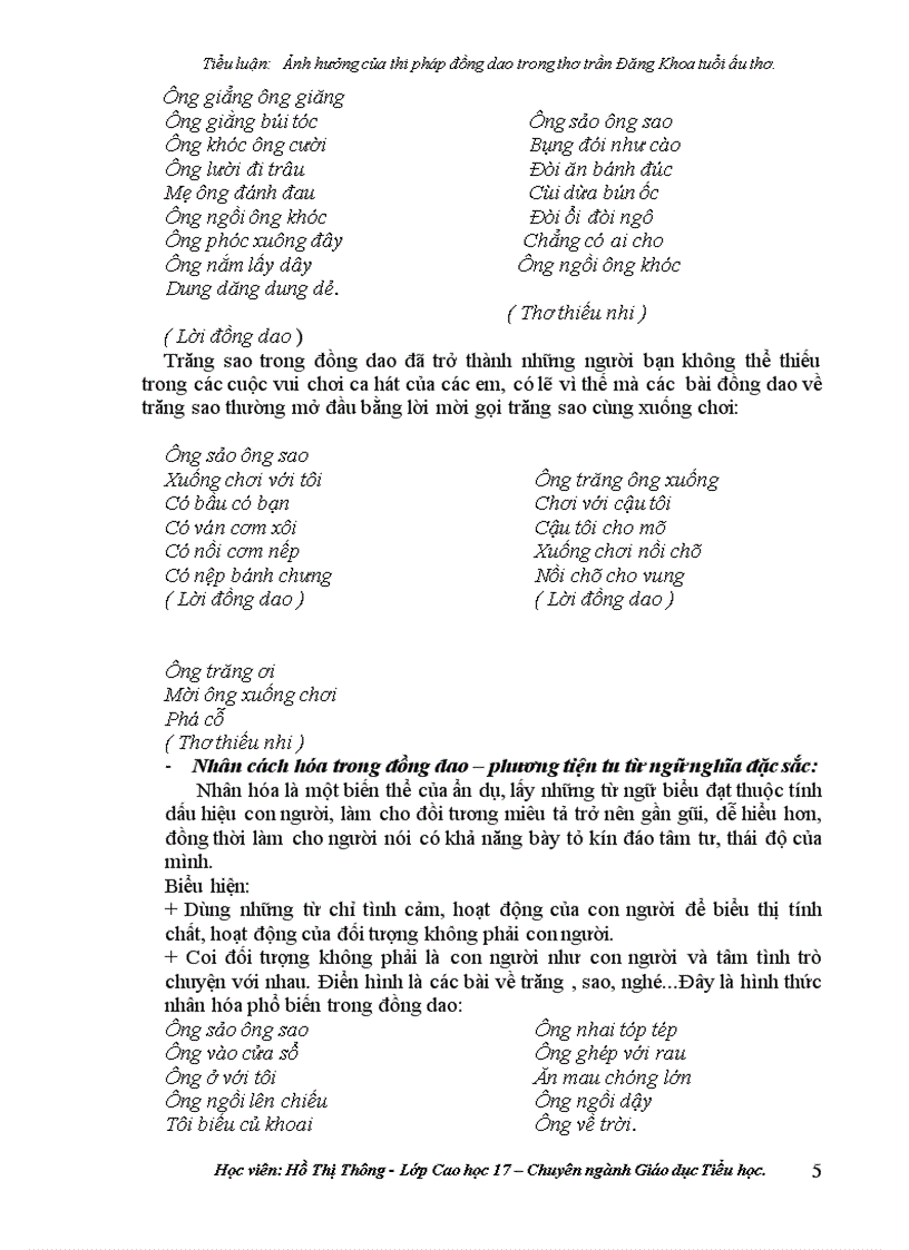 image for page Ảnh hưởng của các yếu tố thi pháp đồng dao đối với thơ trần đăng khoa tuổi ấu thơ