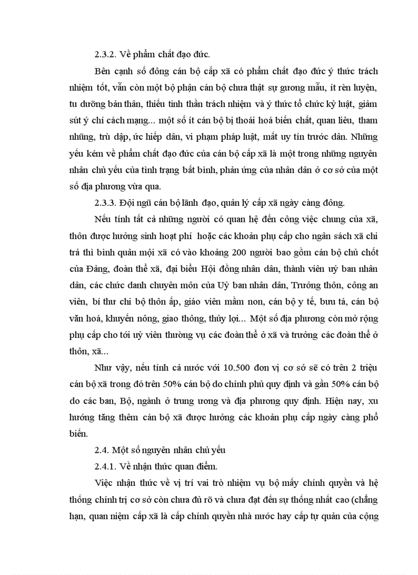 image for page Bài thu hoạch Xây dựng kiện toàn bộ máy chính quyền cấp xã