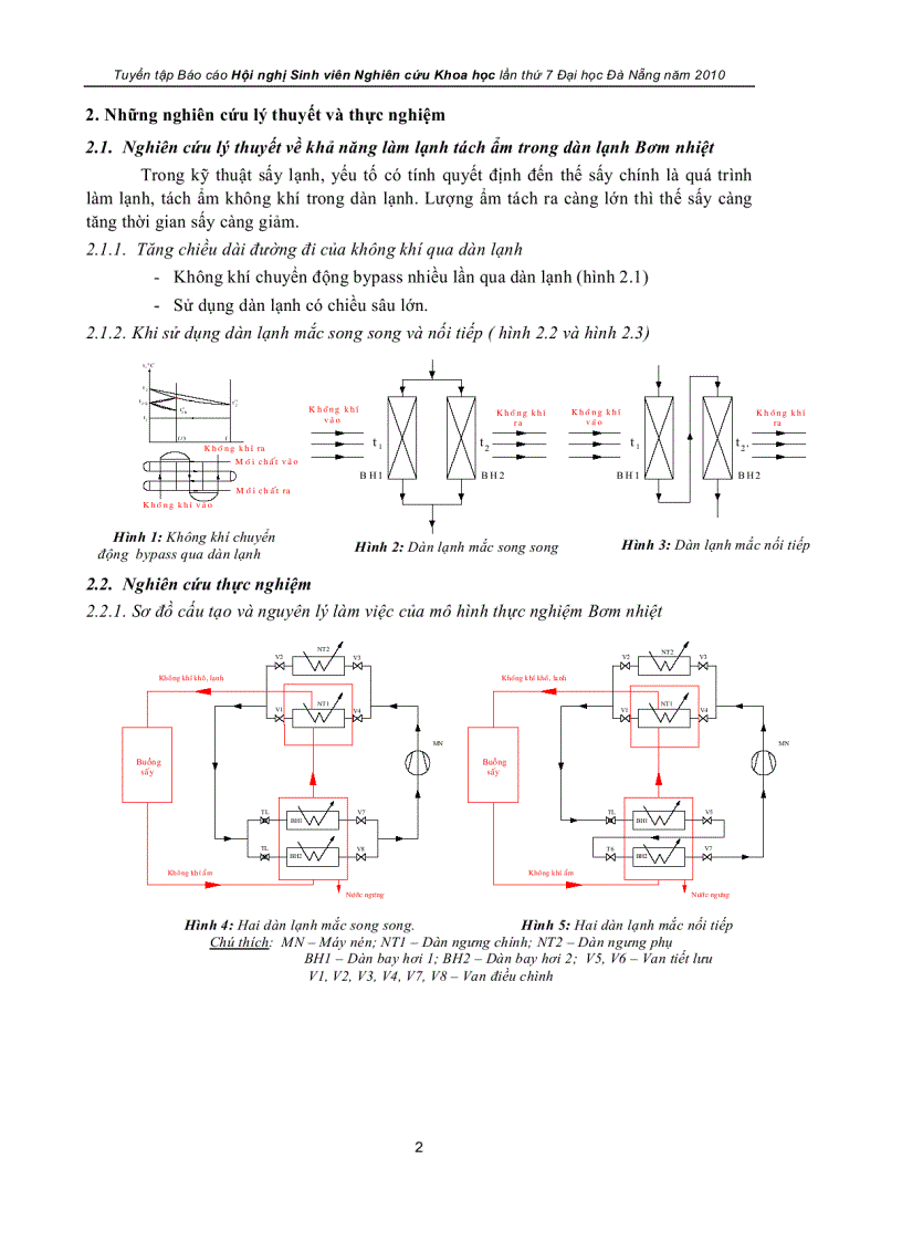 image for page NCKH Ảnh hưởng cách bố trí dàn lạnh đến khả năng tách ẩm không khí trong hệ thống sấy lạnh