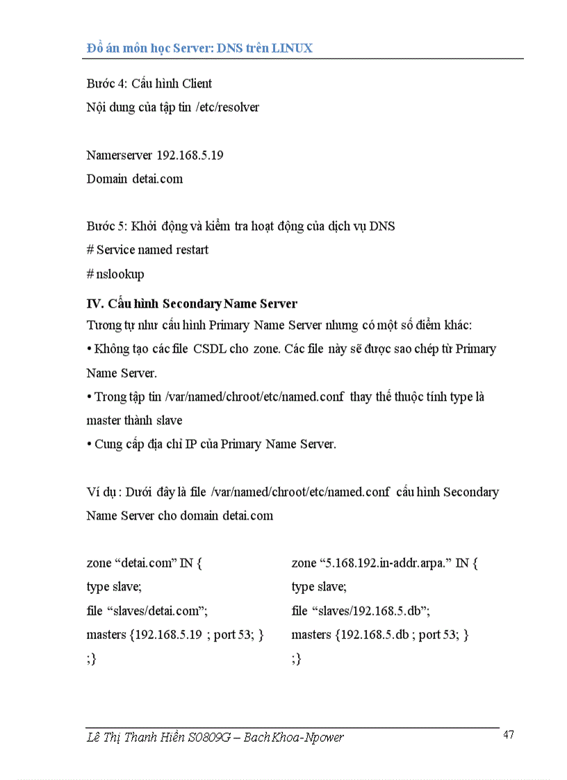 image for page Dịch vu DNS trên LINUX