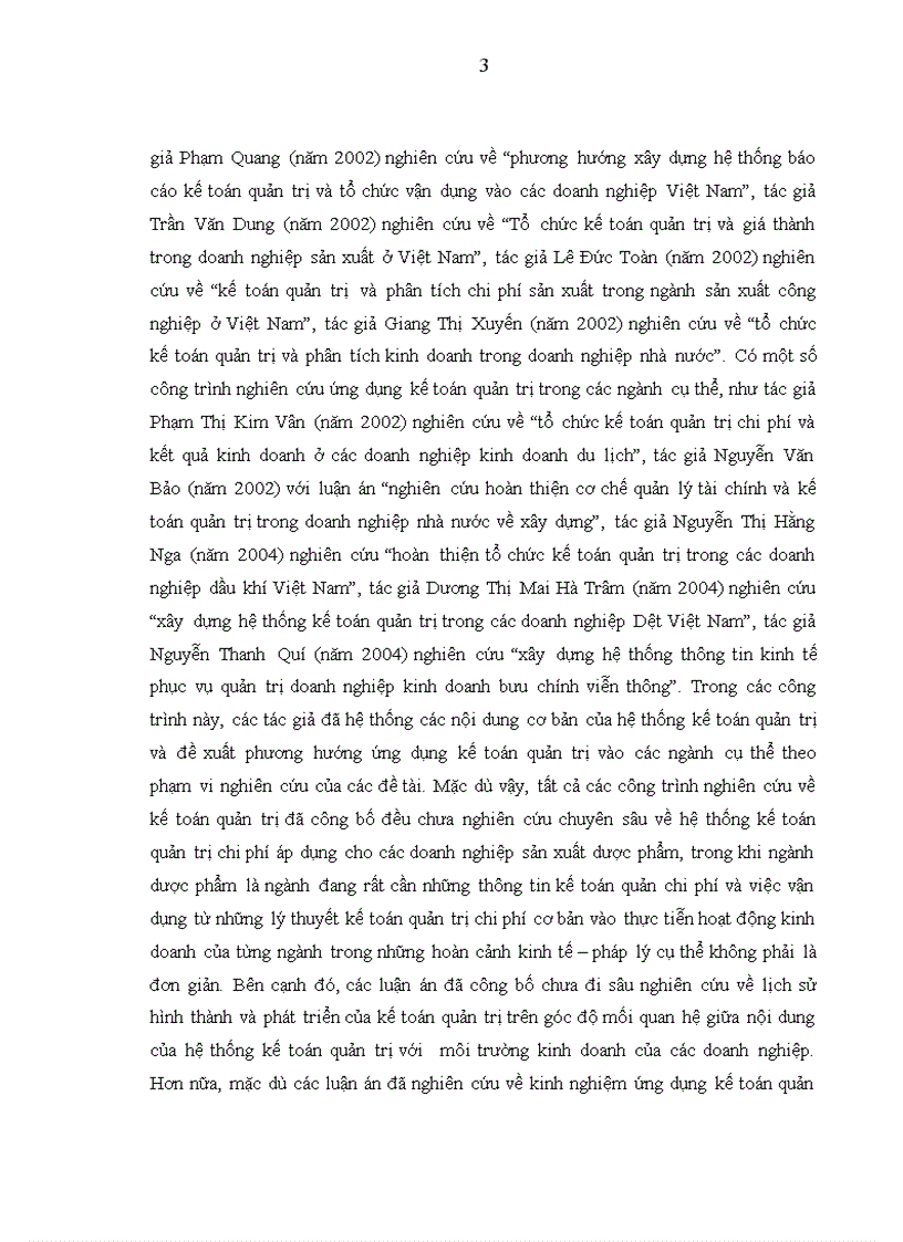 image for page Xây dựng mô hình kế toán quản trị chi phí trong các doanh nghiệp sản xuất dược phẩm việt nam LUẬN ÁN TIẾN SỸ