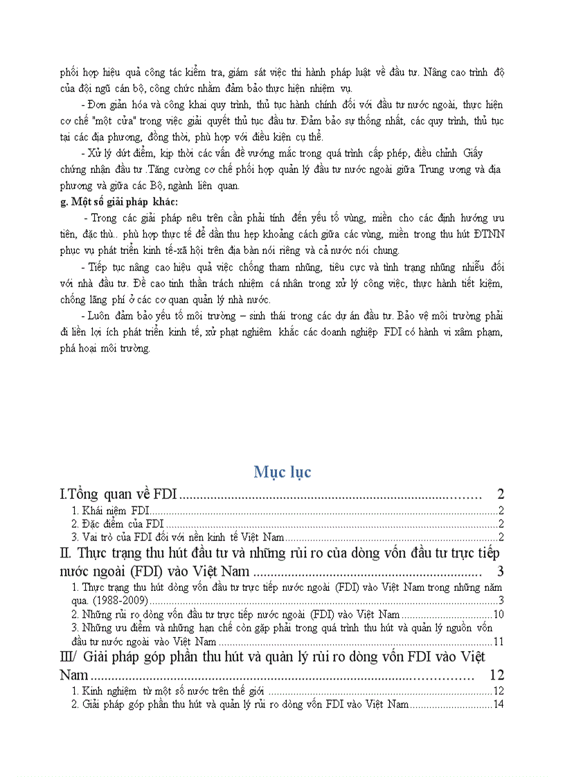 image for page Thực trạng thu hút và quản lý rủi ro dòng vốn đầu tư trực tiếp nước ngoài fdi vào việt nam