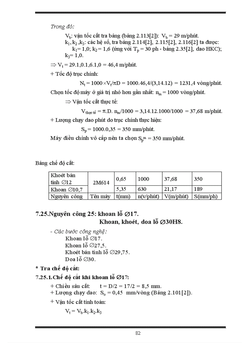 image for page Thiết kế qui trình công nghệ gia công thân và nòng ụ động dùng cho máy tiện T18A