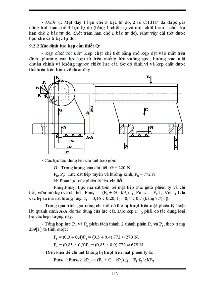 image for page Thiết kế qui trình công nghệ gia công thân và nòng ụ động dùng cho máy tiện T18A