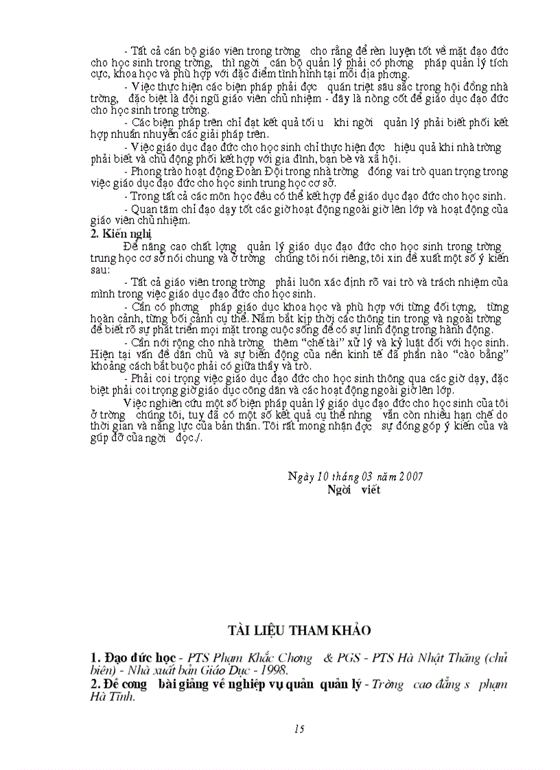 image for page Một số biện pháp quản lý hoạt động giáo dục đạo đức cho học sinh của hiệu trưởng trường Trung học cơ sở