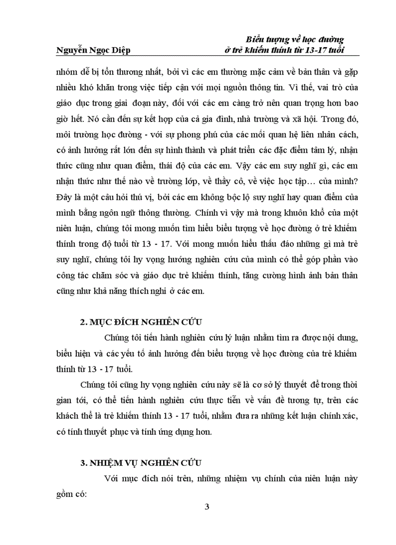 image for page Biểu tượng về học đường ở trẻ khiếm thính từ 13 17 tuổi một số vấn đề lý luận