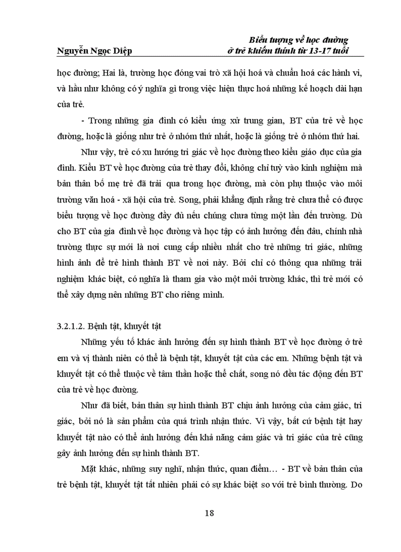 image for page Biểu tượng về học đường ở trẻ khiếm thính từ 13 17 tuổi một số vấn đề lý luận