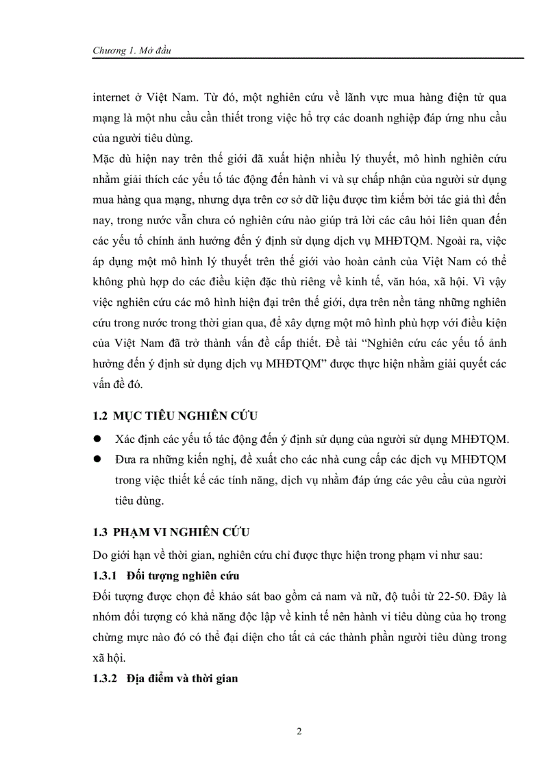 image for page Nghiên cứu các yếu tố ảnh hưởng đến ý định sử dụng dịch vụ mua hàng điện tử qua mạng Năm 2010