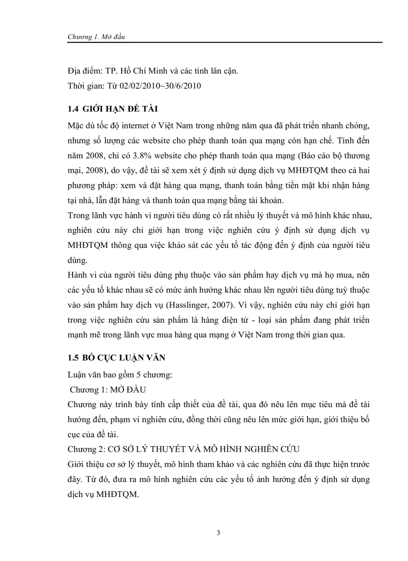 image for page Nghiên cứu các yếu tố ảnh hưởng đến ý định sử dụng dịch vụ mua hàng điện tử qua mạng Năm 2010