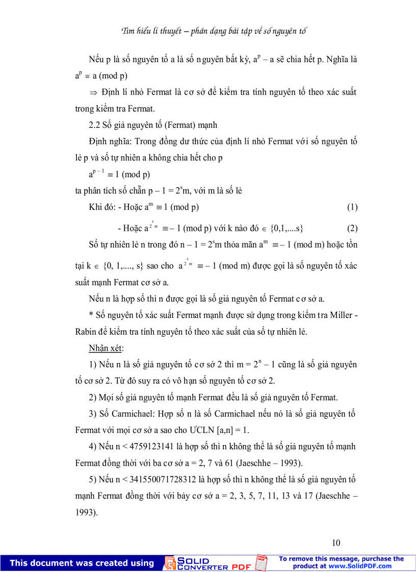 image for page Phân loại bài tập về số nguyên tố