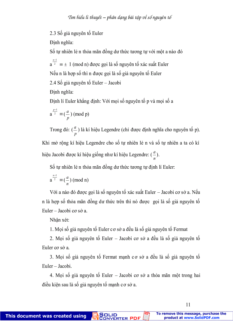 image for page Phân loại bài tập về số nguyên tố