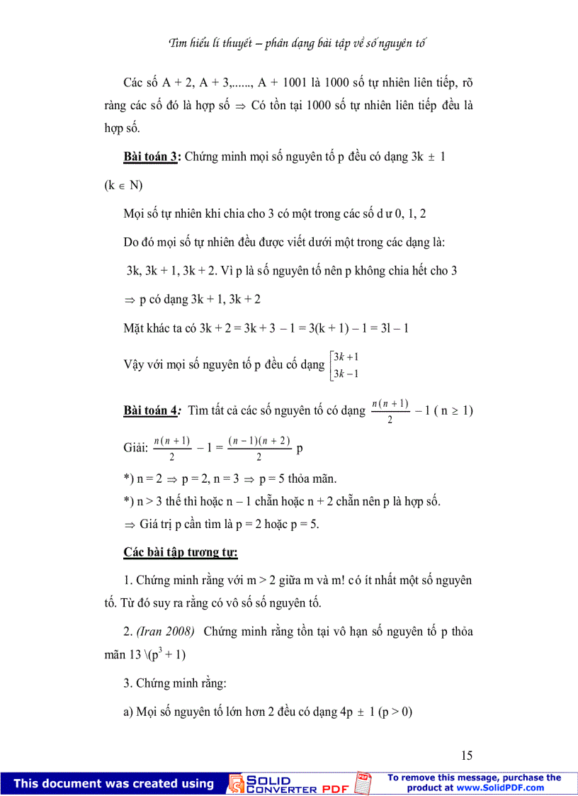 image for page Phân loại bài tập về số nguyên tố