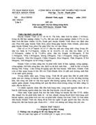 Đào tạo nghề cho lao động nông thôn đến năm 2020 huyện Khánh Vĩnh