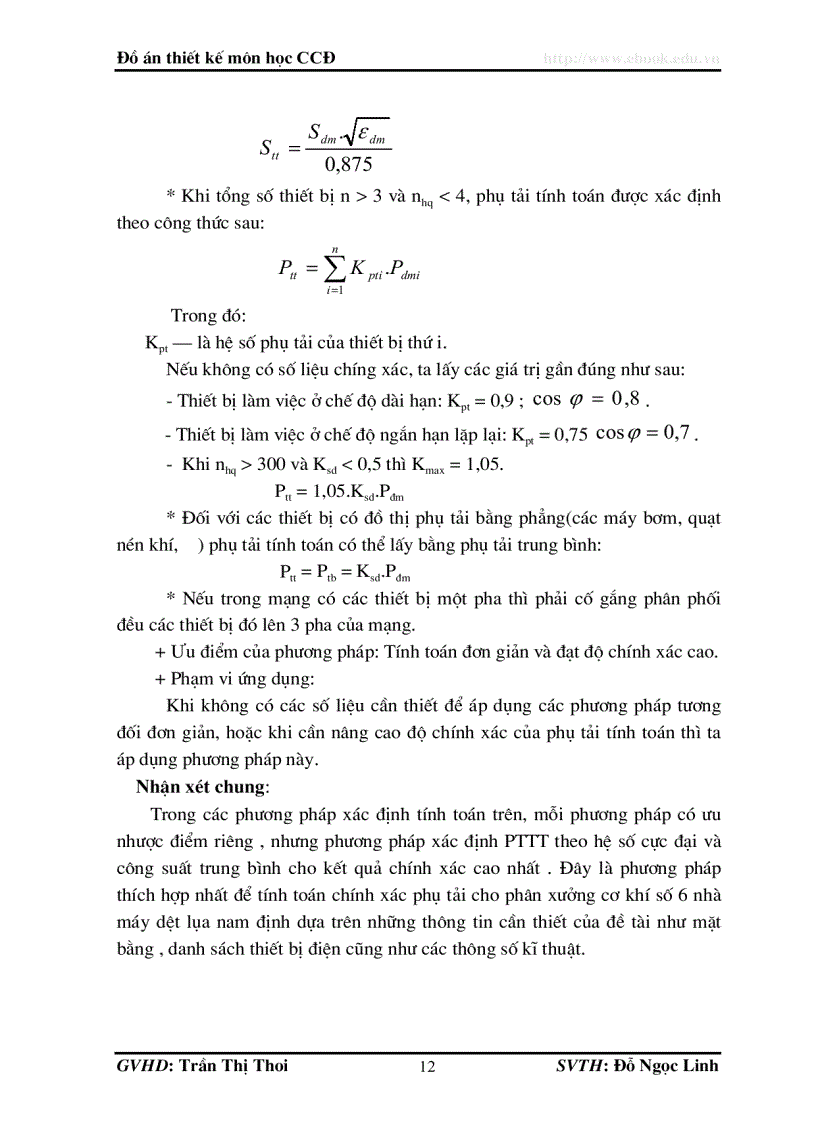 image for page CUNG CẤP ĐIỆN Thiết kế hệ thống cung cấp điện phân xưởng sửa chữa số 2 Nhà máy chế tạo cơ khí