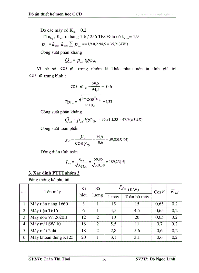 image for page CUNG CẤP ĐIỆN Thiết kế hệ thống cung cấp điện phân xưởng sửa chữa số 2 Nhà máy chế tạo cơ khí