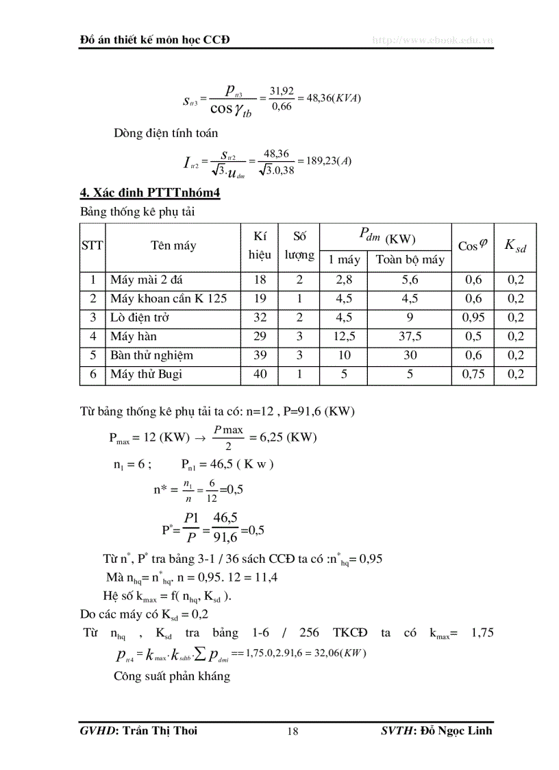 image for page CUNG CẤP ĐIỆN Thiết kế hệ thống cung cấp điện phân xưởng sửa chữa số 2 Nhà máy chế tạo cơ khí