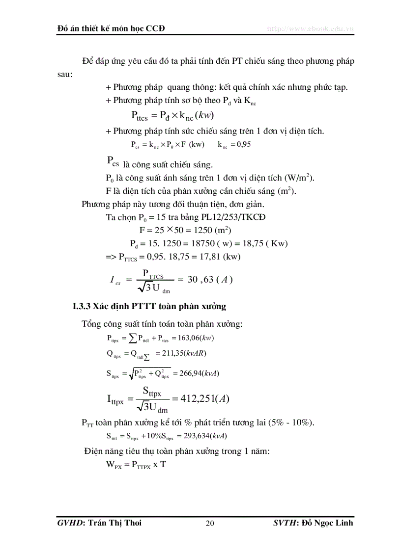 image for page CUNG CẤP ĐIỆN Thiết kế hệ thống cung cấp điện phân xưởng sửa chữa số 2 Nhà máy chế tạo cơ khí
