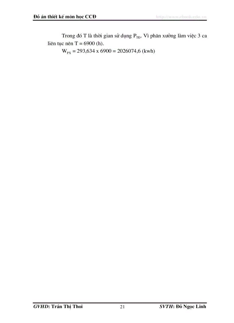 image for page CUNG CẤP ĐIỆN Thiết kế hệ thống cung cấp điện phân xưởng sửa chữa số 2 Nhà máy chế tạo cơ khí