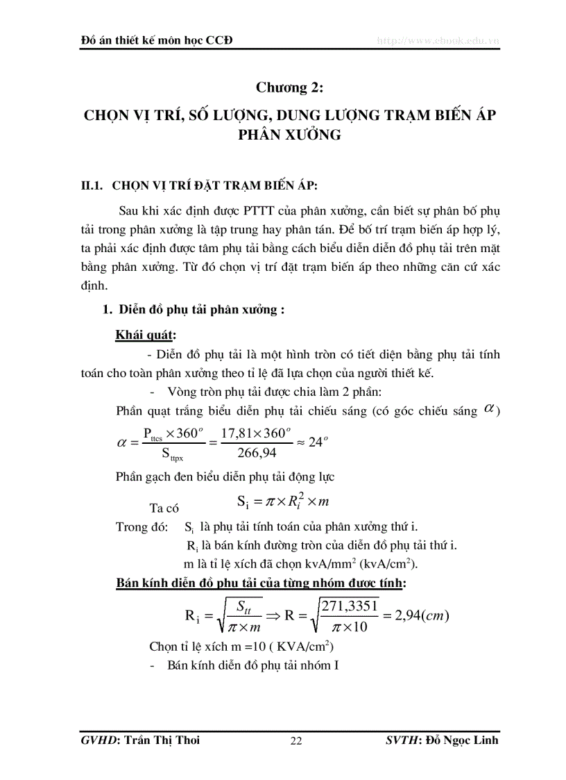 image for page CUNG CẤP ĐIỆN Thiết kế hệ thống cung cấp điện phân xưởng sửa chữa số 2 Nhà máy chế tạo cơ khí