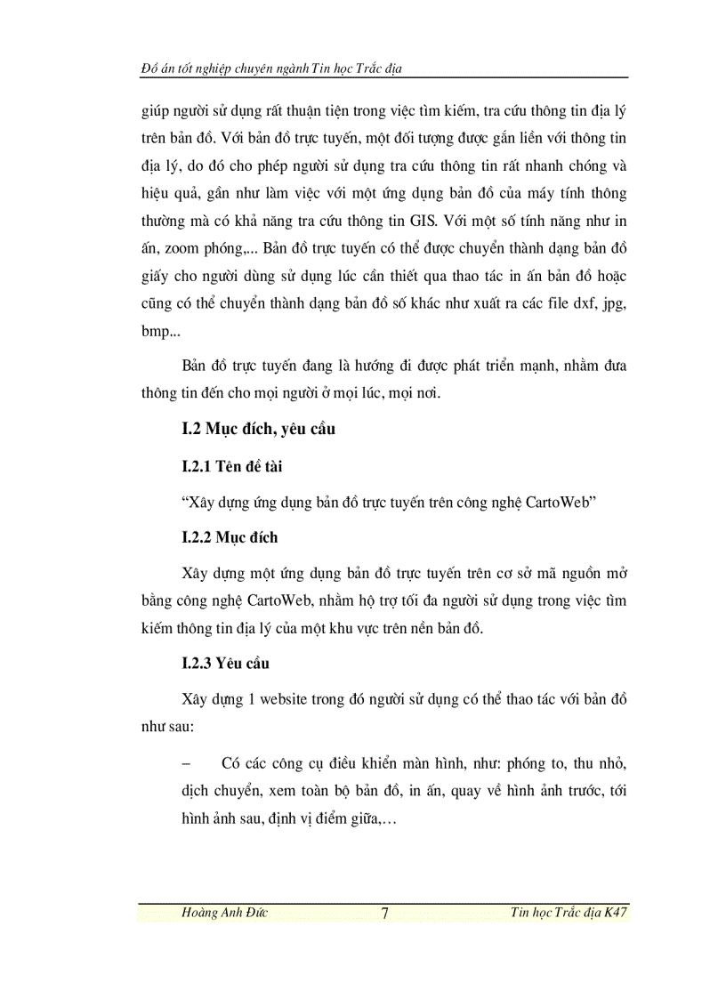 image for page Chuyên ngành tin học ứng dụng trắc địa