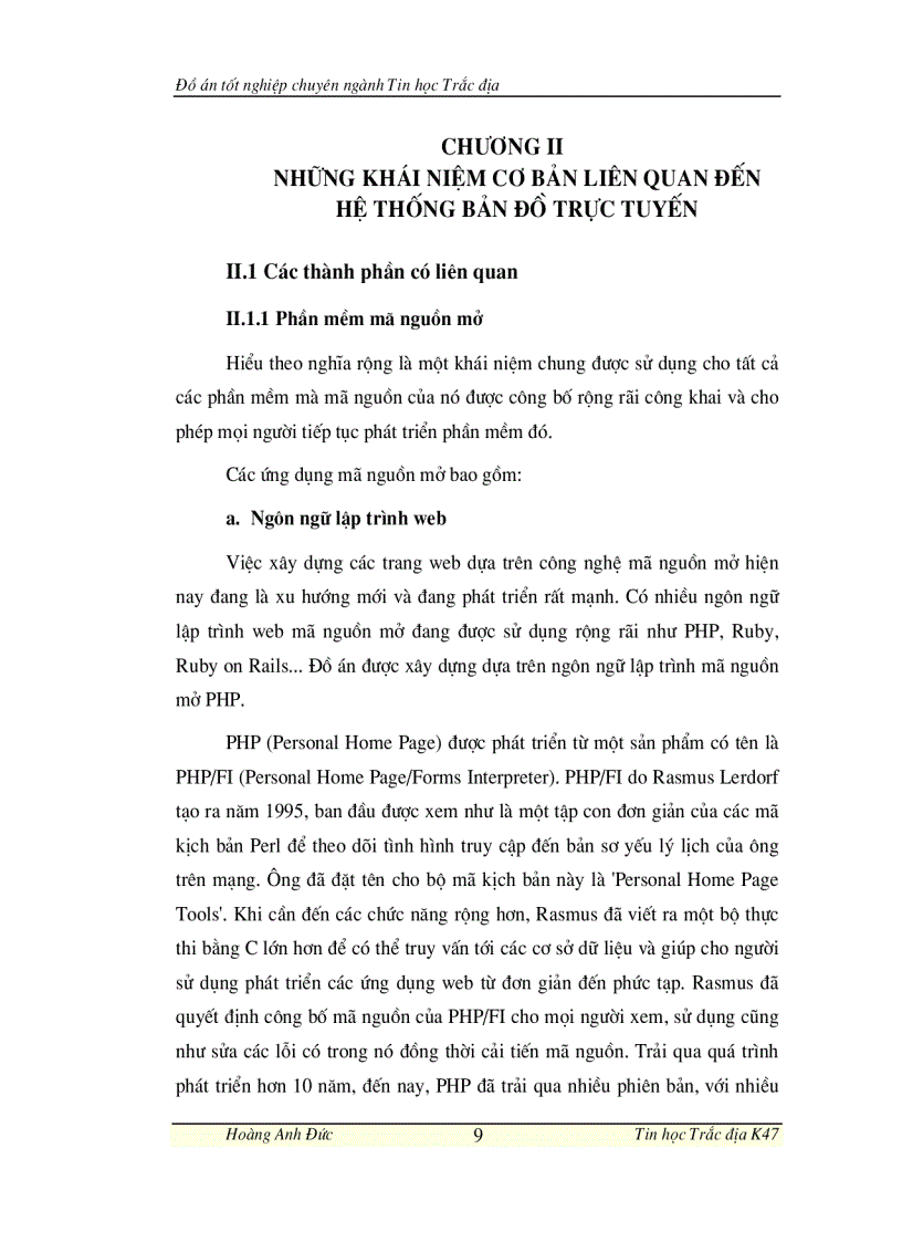 image for page Chuyên ngành tin học ứng dụng trắc địa