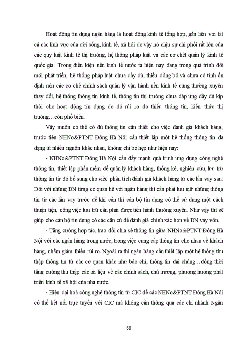 image for page Nâng cao chất lượng công tác phân tích tài chính của DN phục vụ hoạt động tín dụng trung và dài hạn tại chi nhánh NHNo PTNT Đông Hà Nội Thực trạng và giải pháp