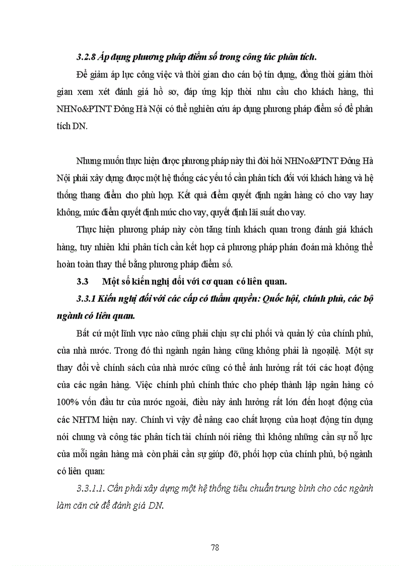 image for page Nâng cao chất lượng công tác phân tích tài chính của DN phục vụ hoạt động tín dụng trung và dài hạn tại chi nhánh NHNo PTNT Đông Hà Nội Thực trạng và giải pháp