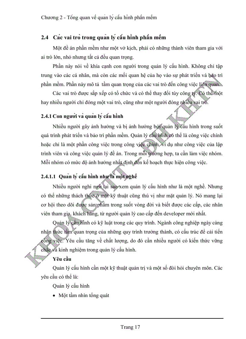 image for page Quản lý cấu hình phần mềm tại công ty