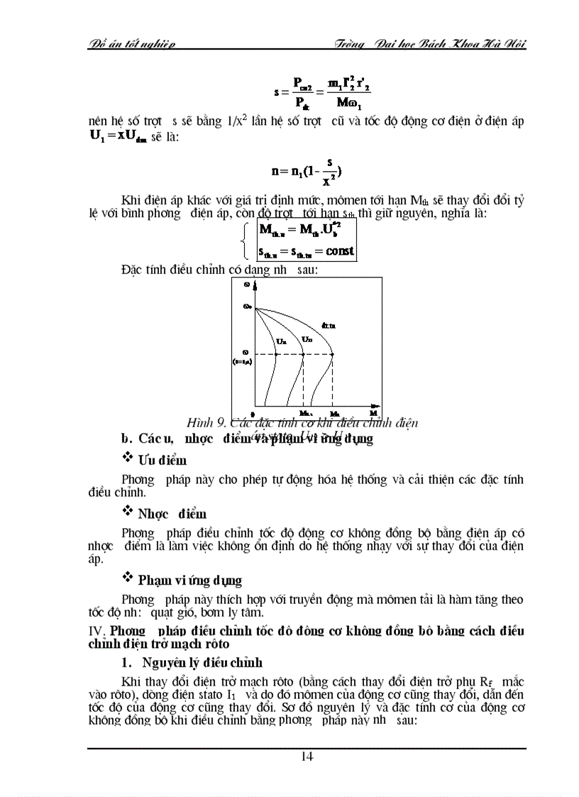image for page Thiết kế hệ điều chỉnh tốc độ động cơ không đồng bộ ba pha rôto dây quấn bằng phương pháp điện trở xung ĐH BKHN