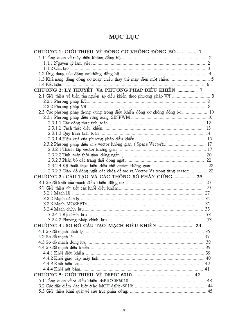 image for page Luận văn tốt nghiệp điều khiển động cơ không đồng bộ ba pha theo phương pháp sinpwm sử dụng vi điều khiển dsPIC30F6010
