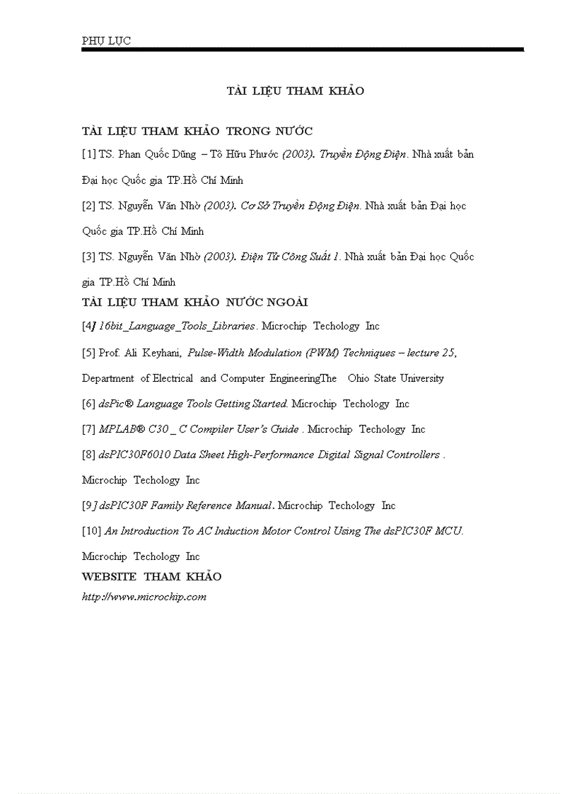 image for page Luận văn tốt nghiệp điều khiển động cơ không đồng bộ ba pha theo phương pháp sinpwm sử dụng vi điều khiển dsPIC30F6010